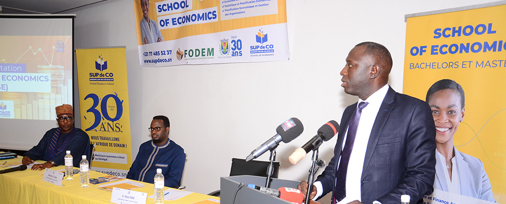 Un Succès Éclatant pour le Lancement de la School of Economics du Groupe Supdeco Dakar
