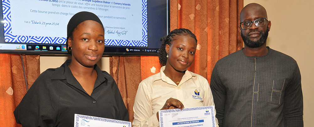Supdeco Dakar Encourages Academic Excellence with the Award of International Scholarships