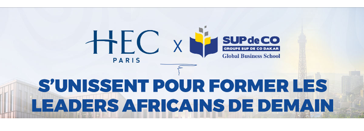 Communiqué : HEC Paris et Supdeco Dakar lancent une Classe Préparatoire d’Excellence au Sénégal